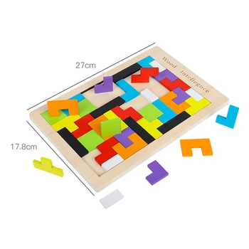 Montessori Rotaļlietas Izglītojošas Koka Rotaļlietas Bērniem Agrīnās Mācīšanās 3D Puzzle Spēles Īsteno Bērni Izlūkošanas Rotaļlietas