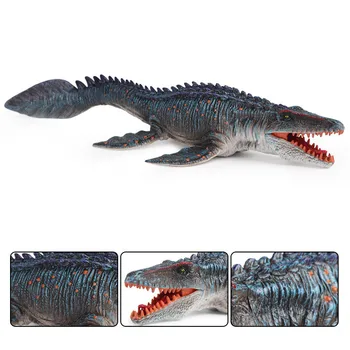 Mosasaurus Modelis Hand-made Kolekcijas Rotaļu Dinozauru Bērnu Unisex Puzzle Izglītības Plastmasas Apdare Dzīvnieku Attēls Dāvanu