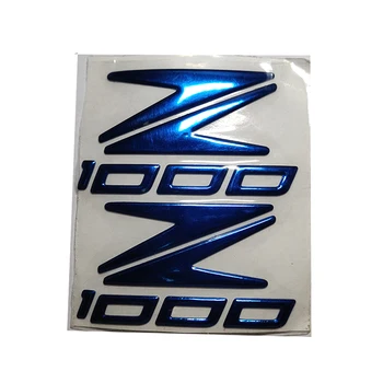 Motociklu 3D Emblēmas Nozīmīti Decal Tvertne Riteņu Z1000 Uzlīme Mīksts Atstarojošs Decal Par Kawasaki Z1000 Z 1000