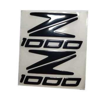 Motociklu 3D Emblēmas Nozīmīti Decal Tvertne Riteņu Z1000 Uzlīme Mīksts Atstarojošs Decal Par Kawasaki Z1000 Z 1000