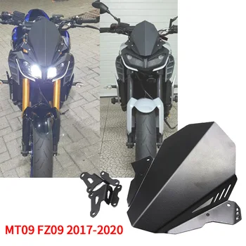Motociklu CNC Alumīnija Vējstikla Aptecētājs piemērots Yamaha MT09 MT-09 FZ09 2017-2020