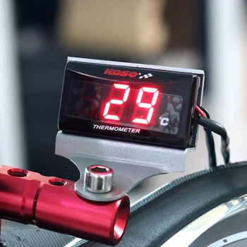 Motociklu Digitālo Temperaturer Kontūra Ūdens Temperatūras Mērītājs Platums LCD Displeja fona Apgaismojums Motociklu Piederumi Modifie Tabula