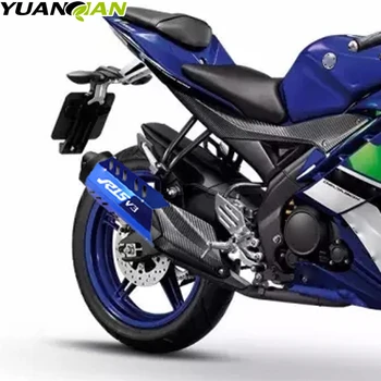 Motociklu Izplūdes Vairogs Aizsargs Segtu Siltuma Aizsardzības izplūdes Caurules Crash Aizsargs Yamaha YZF R15 V3 2017-2020 MT-15
