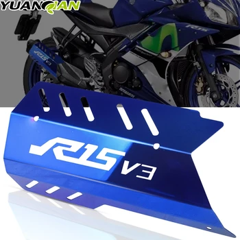 Motociklu Izplūdes Vairogs Aizsargs Segtu Siltuma Aizsardzības izplūdes Caurules Crash Aizsargs Yamaha YZF R15 V3 2017-2020 MT-15