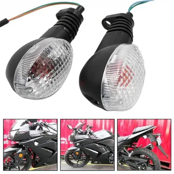 Motociklu Pagrieziena Signālu Gaismas Blinker Indikators Flasher Lampas spuldzes Kawasaki EX 250 Ninja 250R 08-12 / LX250 SF 09-15
