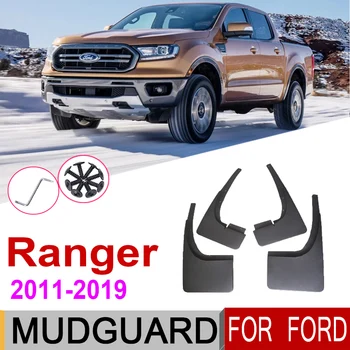 Mudflap Ford Ranger wildtrak T6 2019~2011. Gada Fender Dubļu Aizsargs Atloks Splash Sargi Dubļusargi Piederumi 2016 2012 2013
