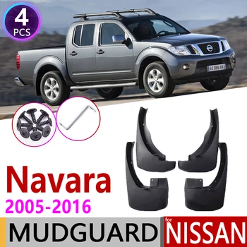 Mudflap par Nissan Frontier, Navara Brutālu D40 2005~2016. Gada Fender Dubļu Aizsargs Splash Sargi Dubļusargi Piederumi 2006 2007 2008 2009