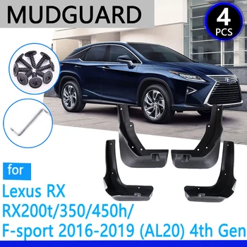 Mudguard par Lexus RX RX350 RX450h RX200T RX350L F-sport 2016~2017 2019 Auto Piederumi Mudflap Fender Auto Rezerves Daļas