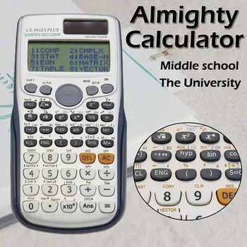 Muitifunction Kalkulatora Zinātniskās Funkcijas Dual Power Ar 417 Funkcijas Dual Power Calculadora Cientifica Studentu Eksāmenu Kalkulators