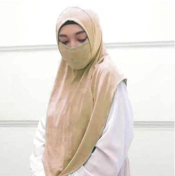 Musulmaņu Modes Sieviete Hijab Arābu Lūgšanu Ramadāna Plīvurs, Wrap Galvu, Kas Aptver Šalle Niqab Burqa Sunīti Amira Klp Islāma Abaya Cepures