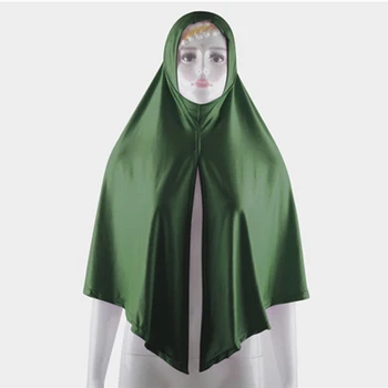 Musulmaņu Sievietes Ilgi Hijab Lūgšanu Viens Gabals Amira Islmaic Burqa Arābu Hijabs Niqab Burka Turcija Gatavs Valkāt Plain Lakatu Jaunas