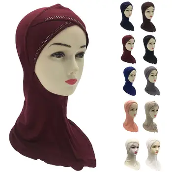 Musulmaņu Sievietes, Ninja, Saskaņā Ar Šalli Kakla Vāks Vāciņš Sunīti Cepuri Dāmas Galvas Lakatu Hijab Islāma Turban Lakatu Matu Izkrišana, Bandanas Jaunas