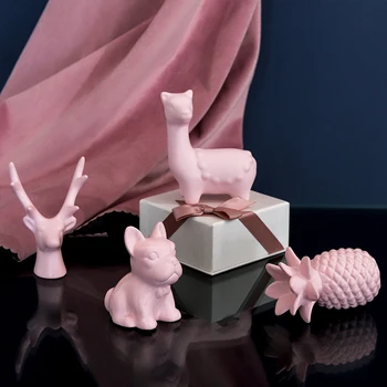 Mājas Apdare Miniatūra Statuetes Augļu Dzīvnieku Modelis Sveķu Amatniecības Bērnu Istabas Dekori Aksesuāri, Dzimšanas Diena Dāvanas, Rotājumus