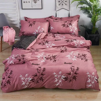 Mājas Tekstila Pelēks gultas piederumi zvaigžņu sega sedz komplekts Drukāts palagu +sedziņas pārvalks +spilvendrāna Itālija gulta vāciņš pelēks punkti gultas komplekts
