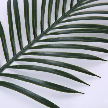 Mākslīgo palmu lapām 10pcs Zaļie augi Dekoratīvie / mākslīgie ziedi dekorēšanai / kāzu dekorēšana / 54cm garš