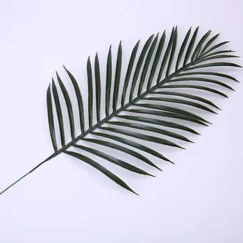 Mākslīgo palmu lapām 10pcs Zaļie augi Dekoratīvie / mākslīgie ziedi dekorēšanai / kāzu dekorēšana / 54cm garš
