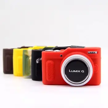 Mīksts Silikona Fotokameras soma Soma Aizsardzības Pārsegs Gadījumā par Panasonic GF10 par Lumix L-X10 LX10 GF-10 GF7 GF8 GF9 Gumijas