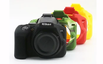 Mīksts Silikona Gumijas Maiss, Par Nikon D810 D850 D7500 D3400 D3500 D750 D7100 Aizsardzības Ķermeņa Ādas Gadījumā DSLR Kameras Gumijas Pārsegs Soma