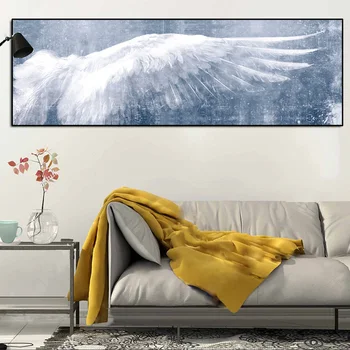 Mūsdienu Klasisko Eņģeļa Spārnus Sienas Mākslas Audekls Gleznošanai Plakāti Un Izdrukas Abstraktu Priekšstatu Par Dzīves Telpu Dekorēšana Bez Rāmja