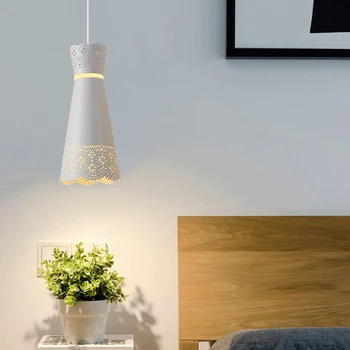 Mūsdienu LED Pendant gaismas E14 Ragu forma Trīs galvas Macaron Radošās dizaina Stilu Guļamistaba studiju koridora Dekoratīvās restorāns