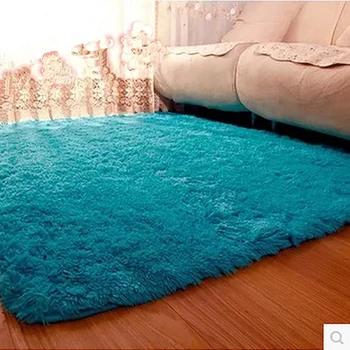 Mūsdienu minimālisma taisnstūra zīda paklāju ieejas, viesistaba, guļamistaba, pilns ar jaukām kafijas galda pad dīvāns tatami Gultas Paklājs