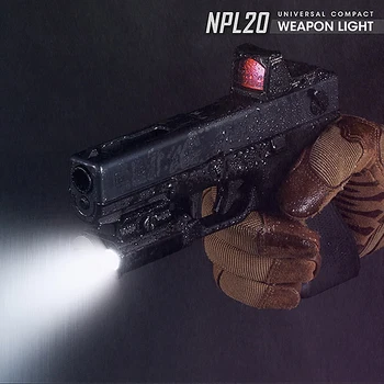 NITECORE NPL20 Ieroci Gaismu Uzlādējams Taktiskais Lukturītis CREE XP-G3 S3 LED 460 Lm Led Zibspuldze, ko izmanto Šaušanas Sporta