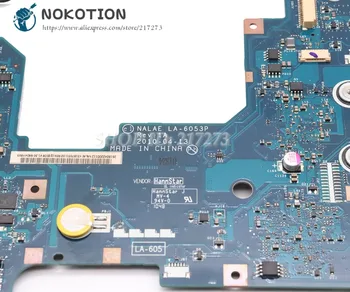NOKOTION K000103980 Mātesplati Par Toshiba Satellite L670D L675D Galvenās valdes LA-6053P Socket S1 DDR3 Bezmaksas CPU