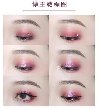 NOVO 18 Krāsa Rožu Matēts Perlamutra Eyeshadow Palete Aplauzums Spīdums Pigmenta Dūmu Eyeshadow Palete veido Ūdensizturīgu Kosmētiku