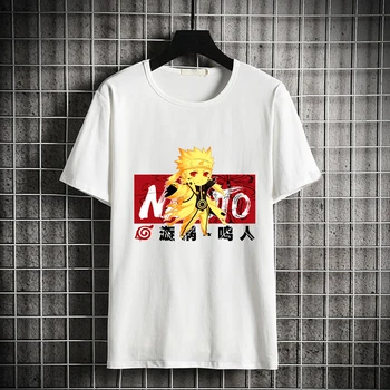 Naruto Modes Japāņu Anime, Mīļākais T Krekli Sasuke Smieklīgi Karikatūra T-Krekls Gadījuma Atdzist Streetwear Pāris Top Tee Sieviete Apģērbi