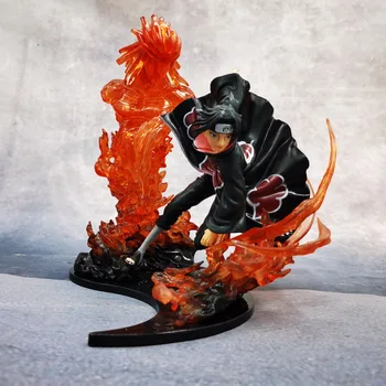 Naruto Shippuden Uchiha Sasuke / Uchiha Itachi Susanoo Kizuna Attiecībā Statuja PVC Attēls Rotaļlietu Kolekciju Modelis