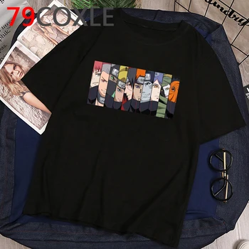 Naruto Vasaras Harajuku T Krekls Estētisko Smieklīgi Karikatūra T-krekls Modes Japāņu Anime T Hip Hop Atdzist no Augšas Tees