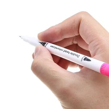 Nav toksisks Akvarelis Otu, Pildspalvu Komplekts 12 krāsas 0,4 mm ploteriem Mākslas Marķieri Ieskicējot Marķieri Manga Drawing Birste, Pildspalva