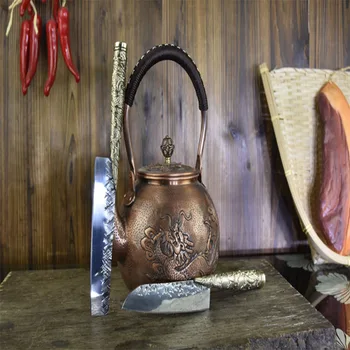 Nedaudz Pavāra komplekts virtuves naži Roku darbs asu Ķīnas gaļas cirvis fiksētu asmeni Santoku šefpavārs lietderība nazis Gatavošanas rīki