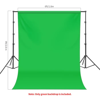 Neewer 1.8 x 2,8 M Profesionālo Foto Studijas Apgaismojumu Chromakey Balts Ekrāns Muslīnu Fons Fons Kokvilnas