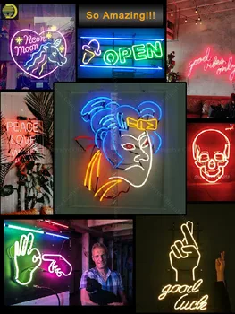 Neona Zīme Par Mani Laimīgu Vietu kluba Lampas resterant gaismas Hotel custom Mājas rotā sienas ēdnīca, Logu lampas Ietekmes Piesaistīt gaismas
