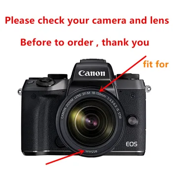 Neoprēna Ultra Light Iekšējās Kameras soma mīkstu lietu vāku Canon EOS M6 Mark II M6MK2 EOS M6 M50 M5 Kamera ar 18-150mm objektīvs