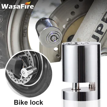 Nerūsējošā Tērauda Bike Lock Mini Disku Bremzes Bloķēšanas MTB Velosipēdu pretaizdzīšanas Slēdzeni Ūdensizturīgs Elektrisko Velosipēdu Motociklu, Drošības Slēdzenes,