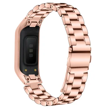 Nerūsējošā Tērauda Watchband Samsung Galaxy Fit-e SM-R375 R375 Smart Aproce Siksnu Nomaiņa Skatīties Band
