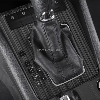 Nerūsējošā tērauda pārnesums stāvoklī, panelis interjera uzlīmes modificētu ātrumkārba Par Skoda Octavia A7 2017 2018 2019 Automātiskā Modeli