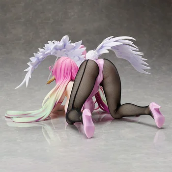 Neviena Spēle Nav Dzīve Jibril Zaķis Ver. 1/4 Mēroga PVC Rīcības Attēls, Anime Attēls Modelis Rotaļlietas Seksīga Meitene Attēls Kolekcijas Lelle Dāvanu