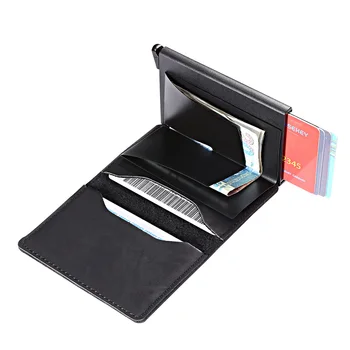 Neviens taustiņš, oriģinālu Biznesa Banka ID automātisko pop līdz metāla kredītkartes īpašnieks seifs rfid pretbloķēšanas alumīnija gadījumā bag