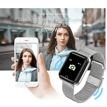 New Smart Skatīties Vīrieši sievietes Sirds ritma monitors Asins Spiediena Noteicējs Fitnesa tracker Sporta Ūdensizturīgs Smartwatch iPhone+kaste