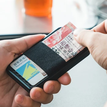 NewBring Slaidu Seifs RFID Pretbloķēšanas Oglekļa Šķiedras Kredītu ID Karšu Turētājs Vīrieši Sievietes Vīrieši Sievietes Karte Naudu Minimālisma Maku