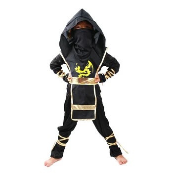 Ninja Kostīmu Ninjago Cosplay Assassin Puse костюм ниндзя disfraz de ninja Zēni Meitenes Karavīrs Maskēšanās Purima Bērniem, Drēbes Komplekti