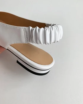 Nokalta vasaras kurpes sieviešu ins modes blogeris anglijas vintage gumiju patiesu sexy sandales Smaile sandales sieviešu kurpes sieviete