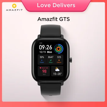 Noliktavā Globālo Versiju Amazfit GTS Smart Skatīties 5ATM Ūdensizturīgs Peldēšana Smartwatch 14 Dienas Akumulatora Mūzikas Kontroli par Android