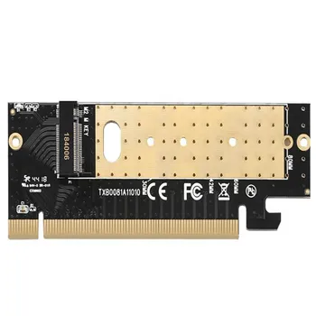 Noliktavā M. 2 NVMe SSD NGFF UZ PCIE X16 adapteris MKey interfeisa karte PCI Express 3.0 x16 pilnu ātrumu atbalstu MAC, Linux, Windows