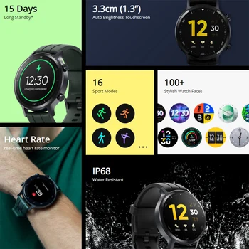 Noliktavā realme Watch S smartwatch 15 Dienu Akumulatoru Dzīves Ūdensizturīgs Globālo Versiju, Asins Skābekļa Monitors 16 Sporta Veidiem sirdsdarbība