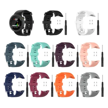 Nomaināms piederumi watchband Par Garmin Priekštecis 45 / 45S Smart Watch Band silikona Siksniņu Rokassprādze cilpa