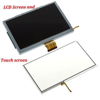 Nomaiņa Spēļu Piederumi Touch Screen Digitizer Stikla LCD Ekrāns, piemērots Nintendo Wii U Gamepad remonta daļas